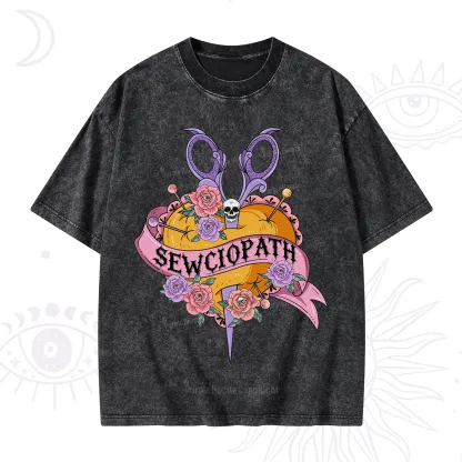 Purplehecate Sewciopath Washed T-Shirt