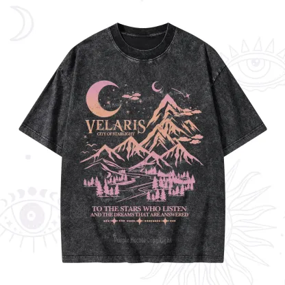 Purplehecate Echoes of the Hidden City Washed T-Shirt