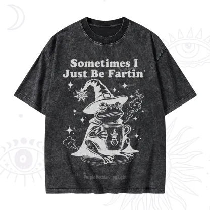 Purplehecate Sometimes I Just Be Fartin Washed T-Shirt