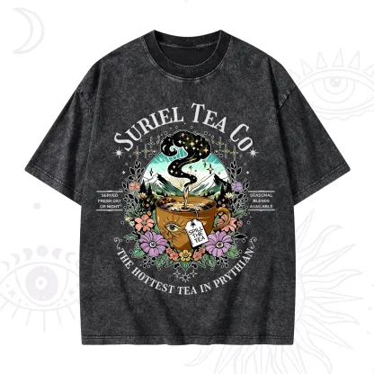 Purplehecate The Forest Tea Oracle Washed T-Shirt