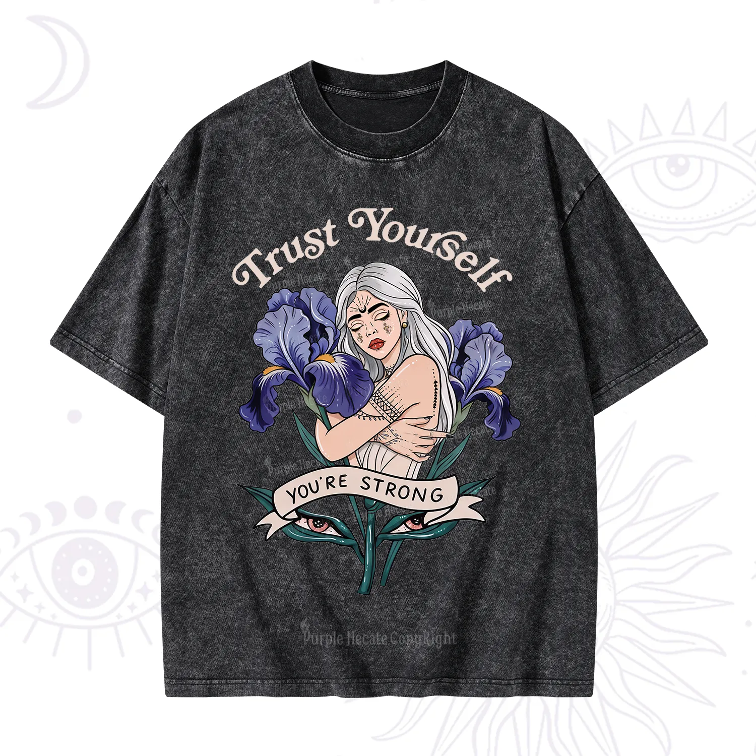 Purplehecate Trust Yourself Washed T-Shirt