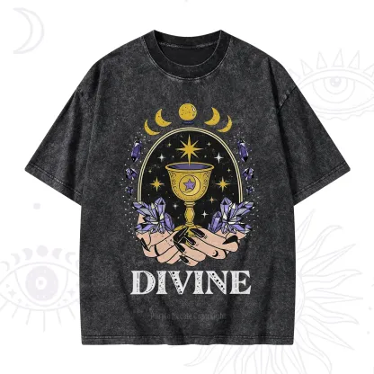 Purplehecate Divine Energy Washed T-Shirt