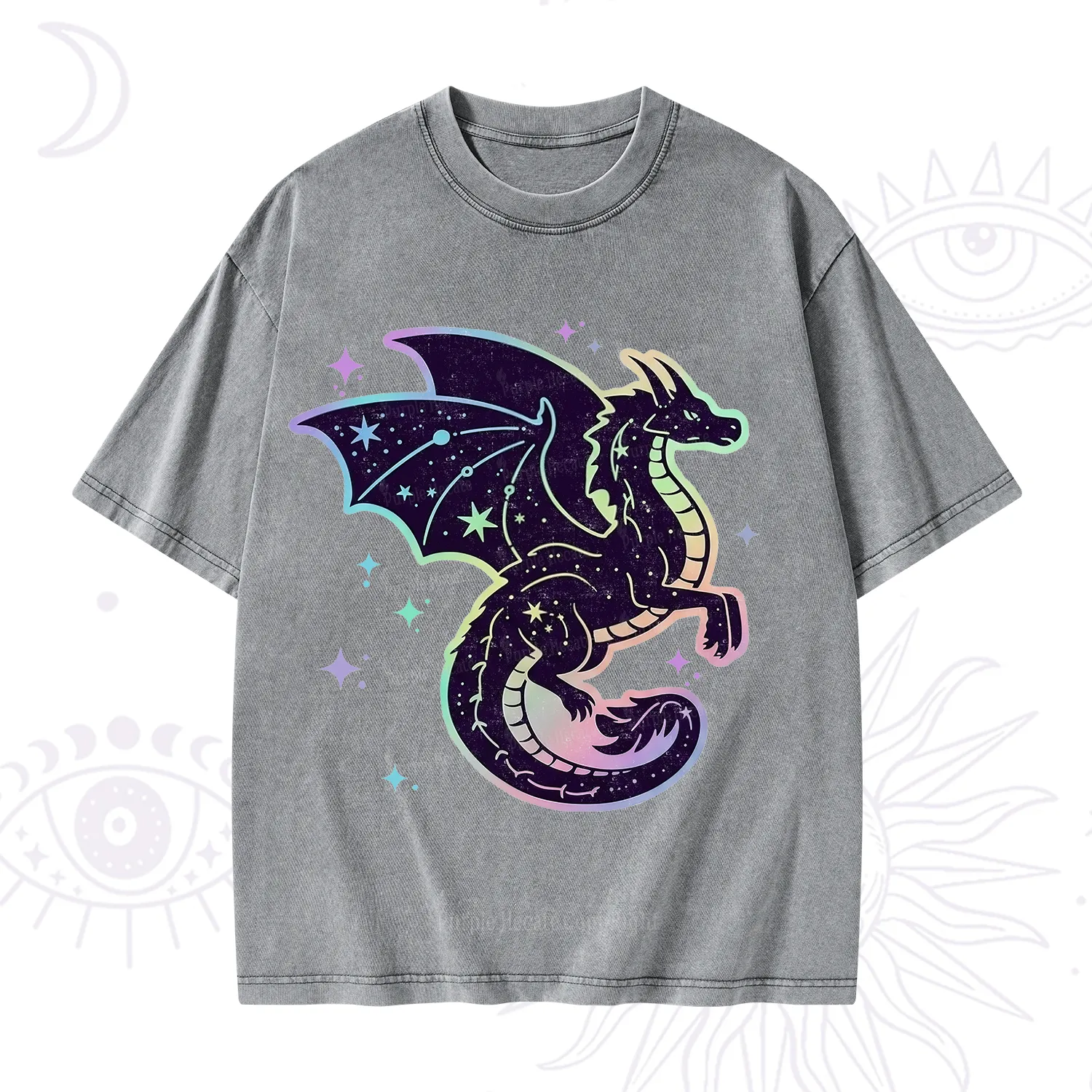 Purplehecate Celestial Dragon Washed T-Shirt
