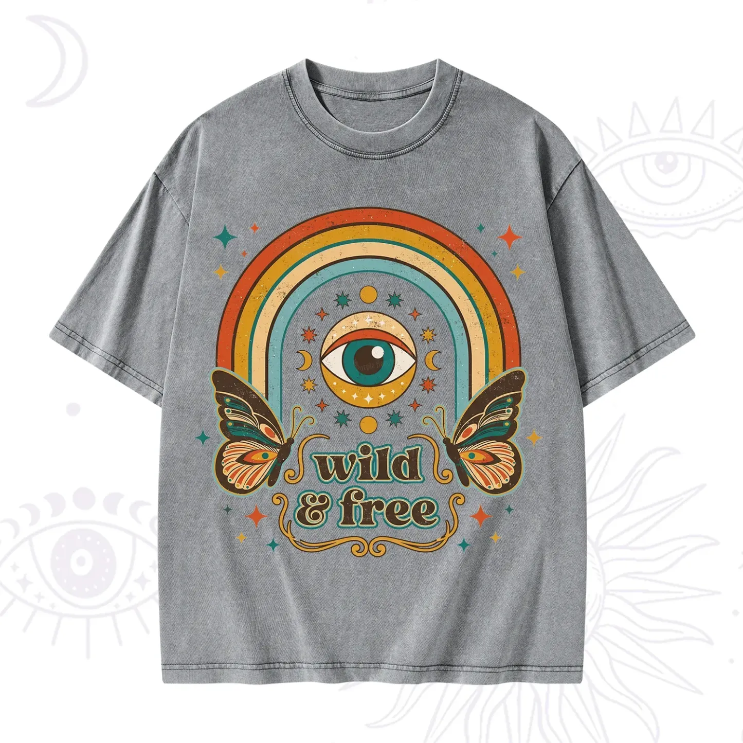 Purplehecate Wild And Free Washed T-Shirt