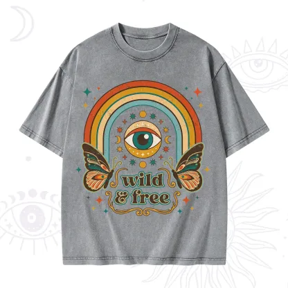 Purplehecate Wild And Free Washed T-Shirt