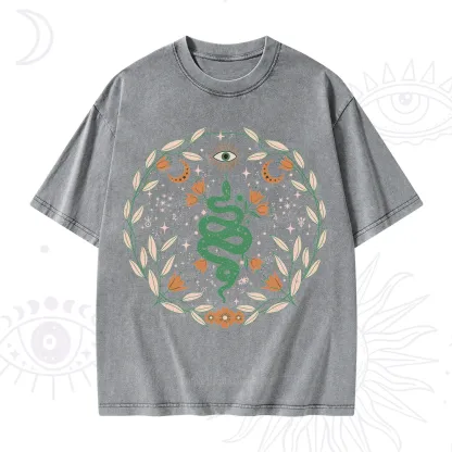 Purplehecate Mystic Serpent Washed T-Shirt