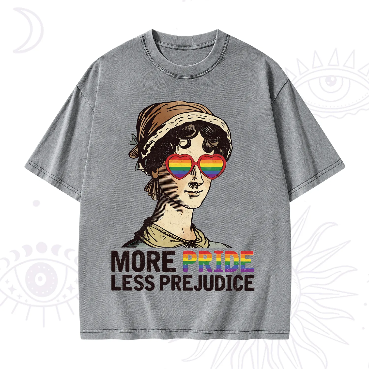 Purplehecate More Pride Less Prejudice Washed T-Shirt