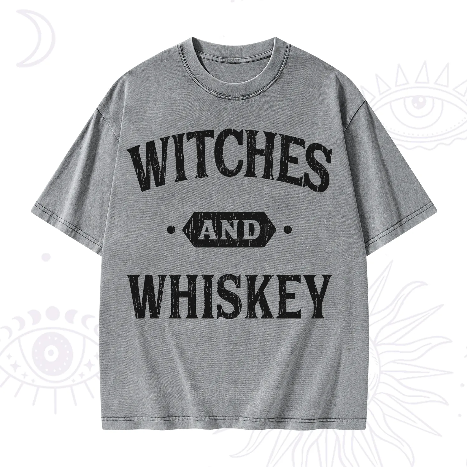 Purplehecate Witches and Whiskey Washed T-Shirt