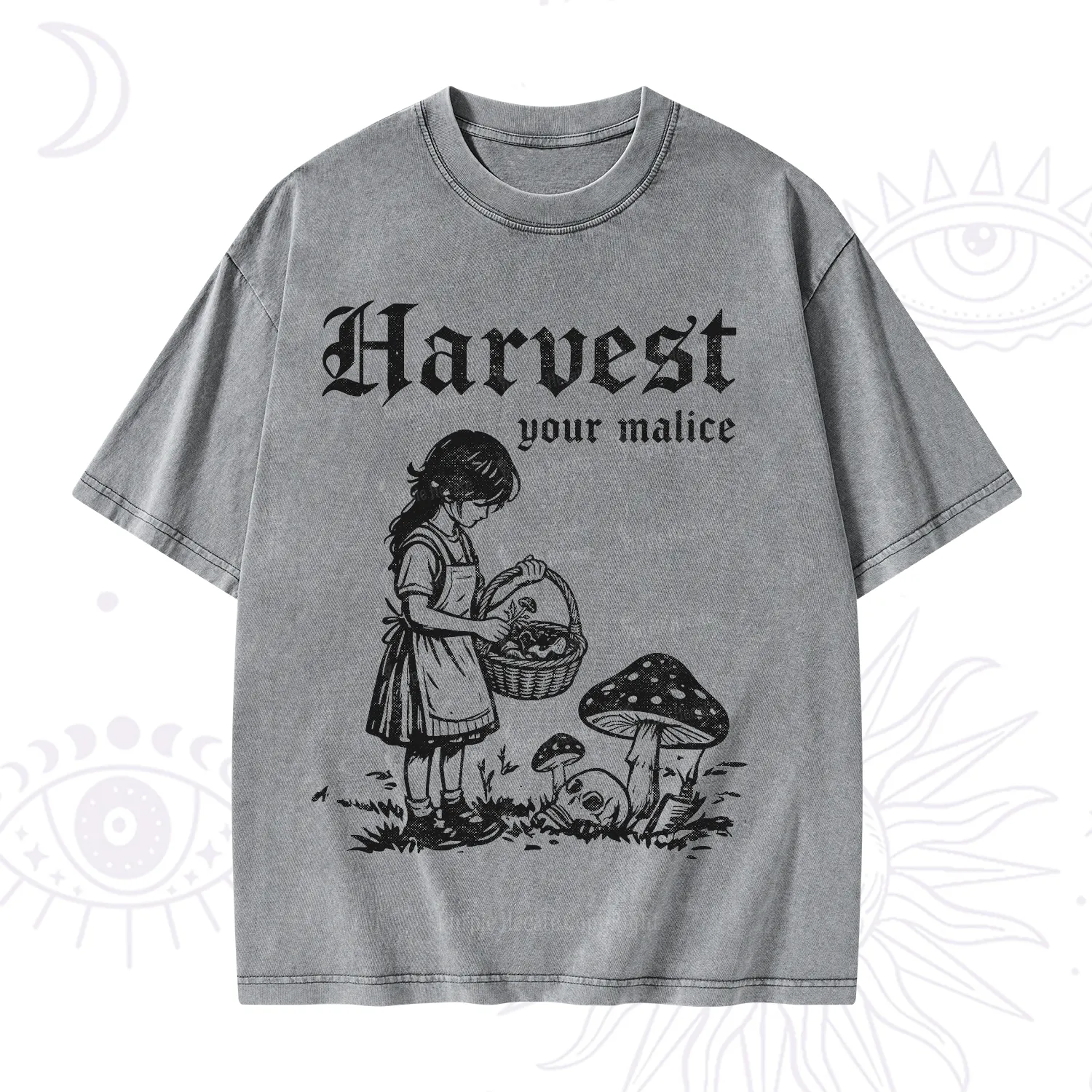 Purplehecate Harvest Your Malice Washed T-Shirt