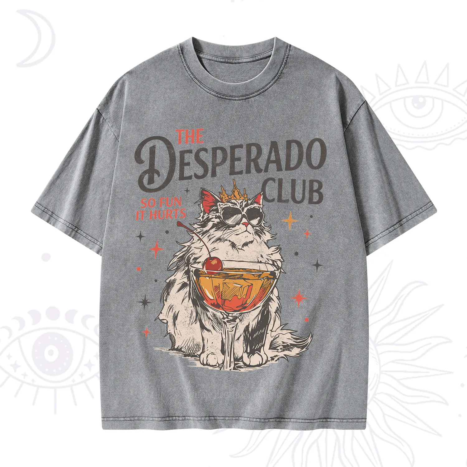 Purplehecate The Desperado Club Vintage Gang Washed T-Shirt