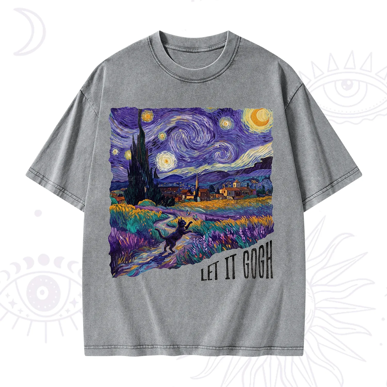 Purplehecate Let It Gogh Washed T-Shirt