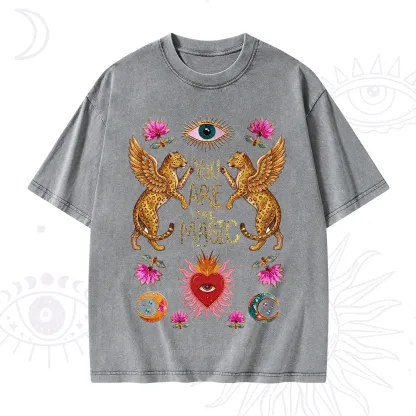 Purplehecate Vintage Tiger You Are The Magic Washed T-Shirt