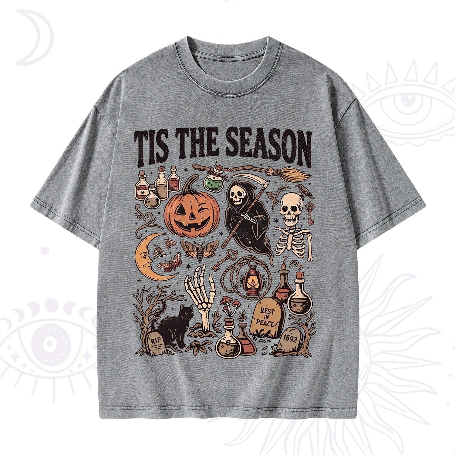 Purplehecate Tis The Season Washed T-Shirt