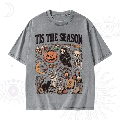 Purplehecate Tis The Season Washed T-Shirt