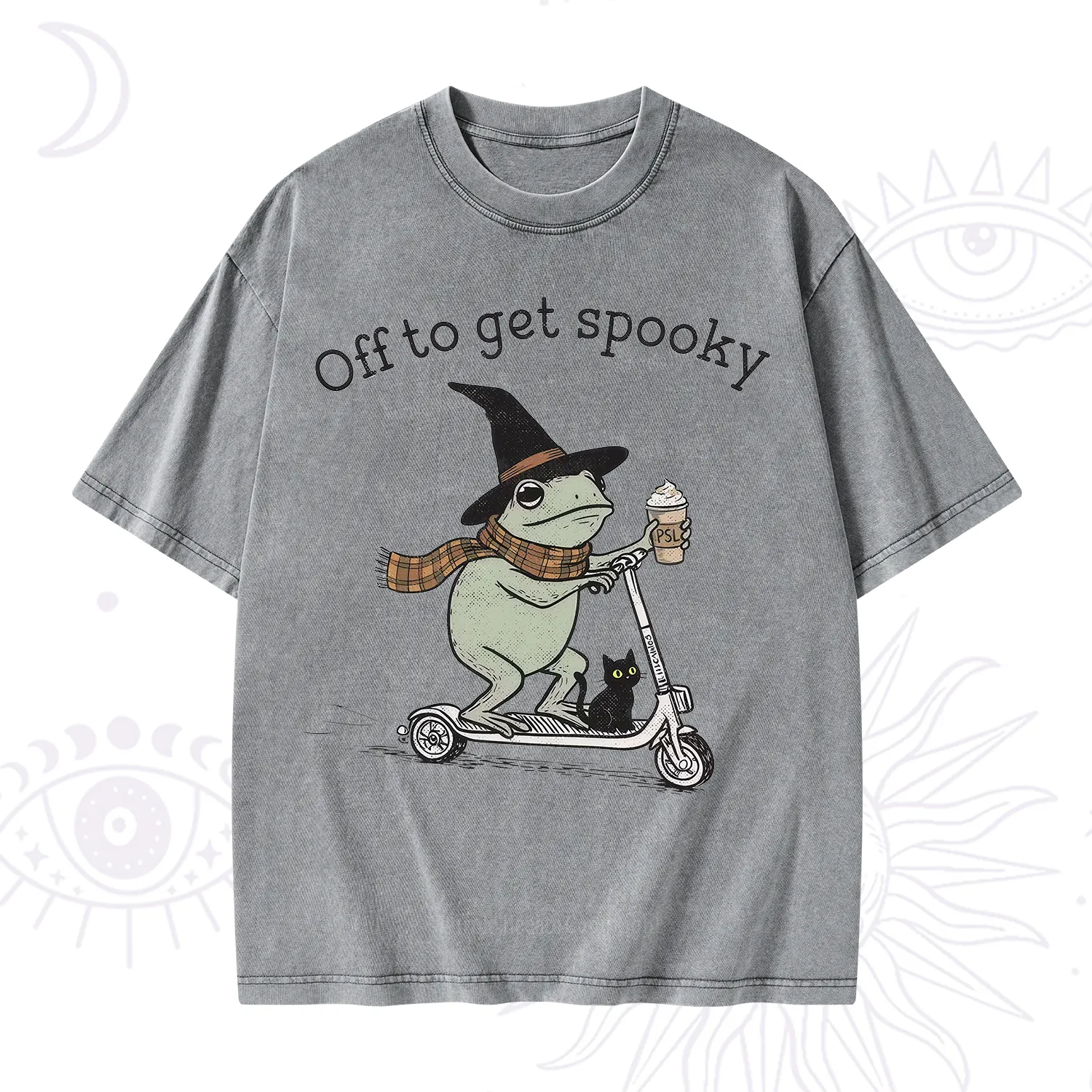 Purplehecate Off to get Spooky Halloween Forg Washed T-Shirt