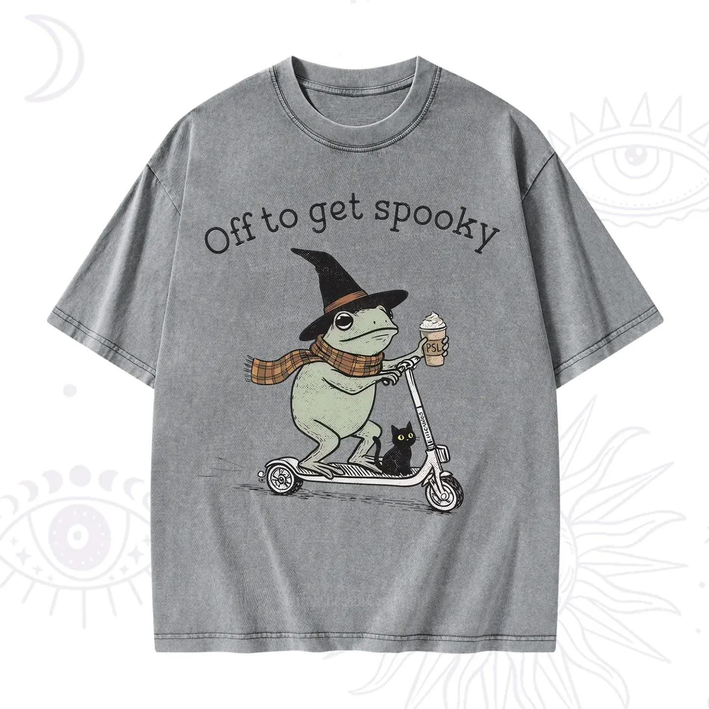 Purplehecate Off to get Spooky Halloween Forg Washed T-Shirt