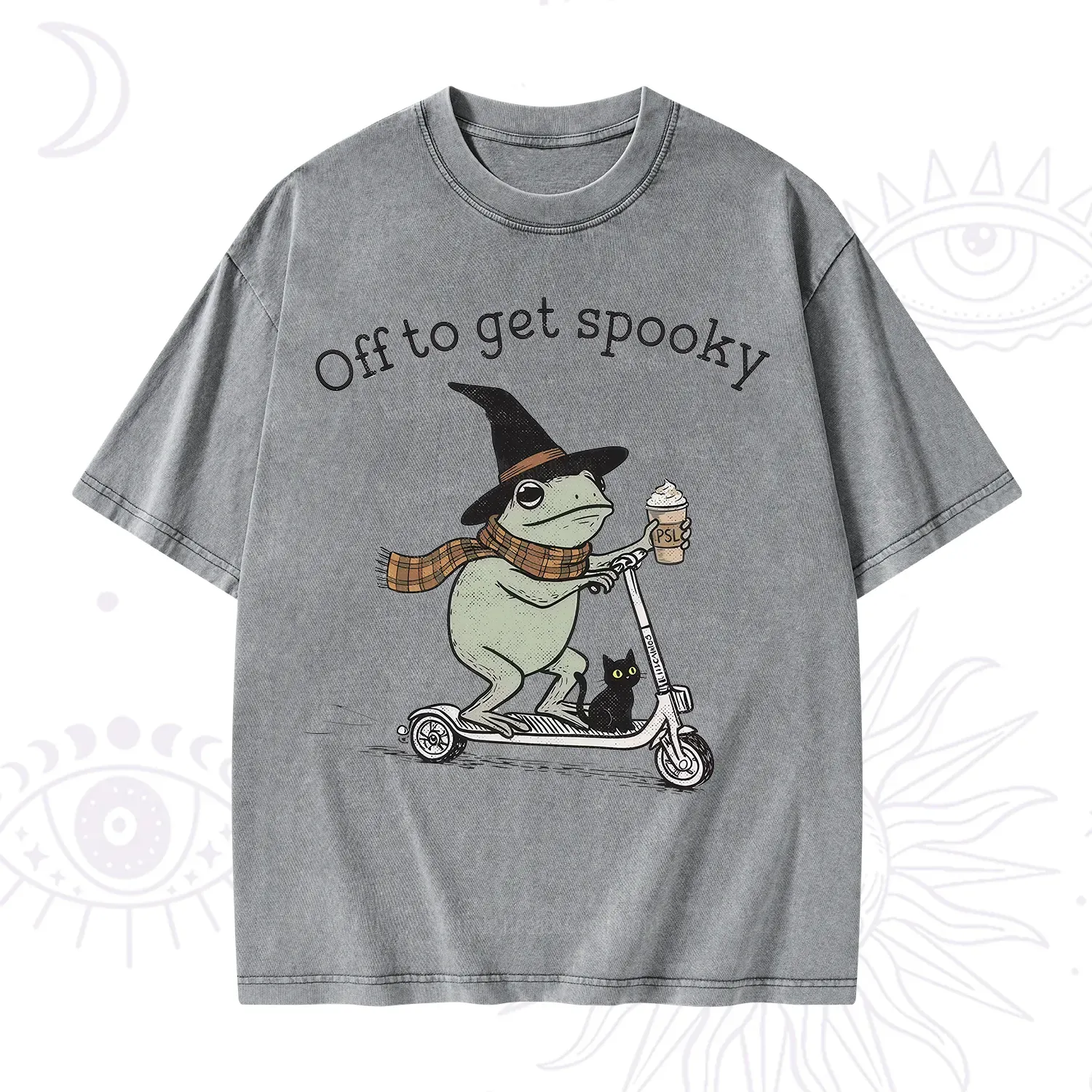 Purplehecate Off to get Spooky Halloween Forg Washed T-Shirt