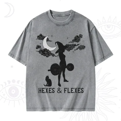 Purplehecate Witchy Workout Washed T-Shirt