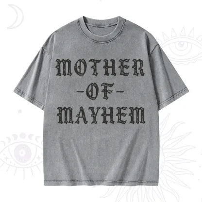 Purplehecate Mother of Mayhem Washed T-Shirt