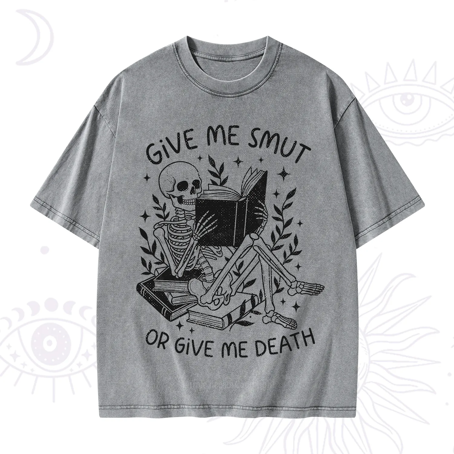 Purplehecate Give Me Smut Or Give Me Death Washed T-Shirt
