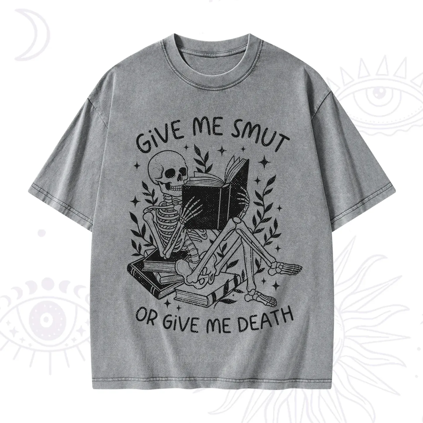 Purplehecate Give Me Smut Or Give Me Death Washed T-Shirt