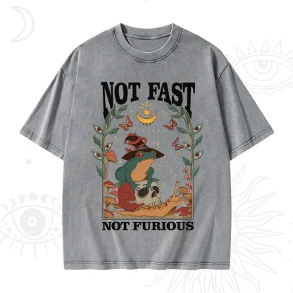 Purplehecate Not Fast Not Furious Washed T-Shirt