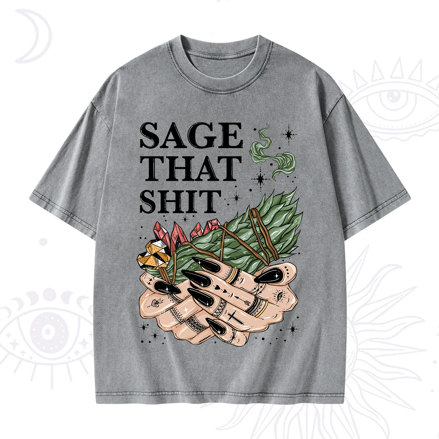 Purplehecate Smudge That Shit Washed T-Shirt
