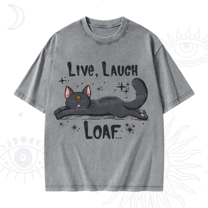 Purplehecate Live Laugh Loaf Washed T-Shirt