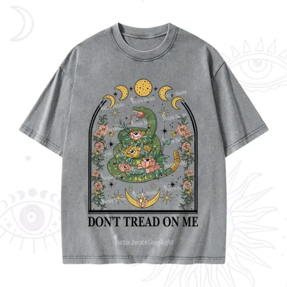 Purplehecate Don't Tread On Me Washed T-Shirt
