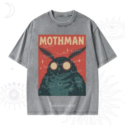 Purplehecate Mothman Washed T-Shirt
