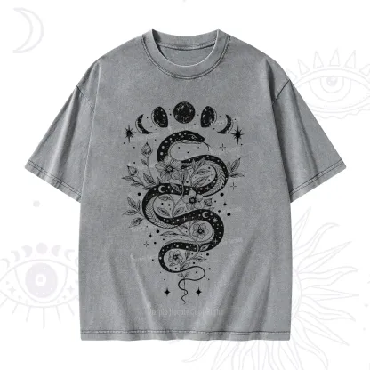 Purplehecate Serpent Spell Washed T-Shirt