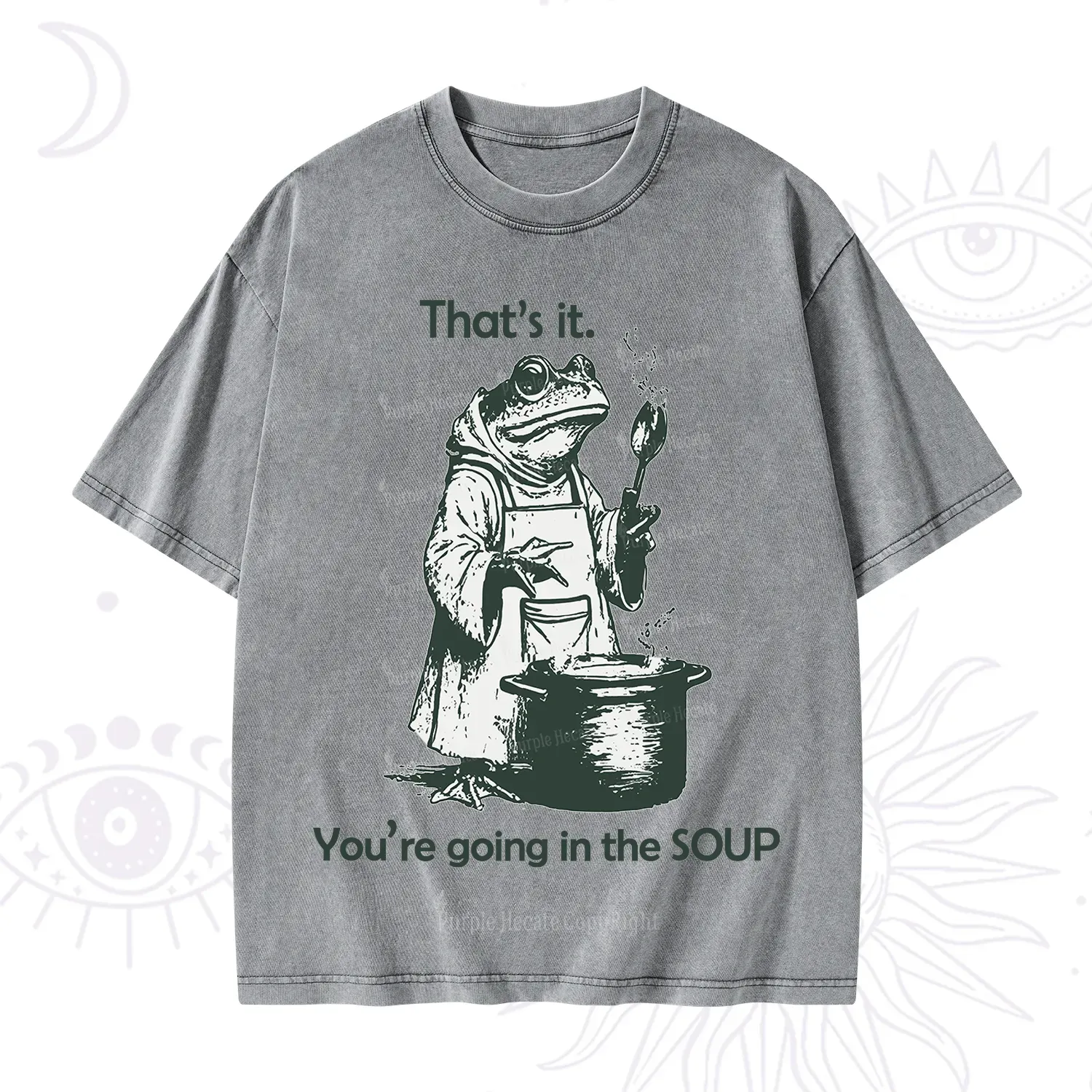 Purplehecate That's It You're Going in the Soup Washed T-Shirt