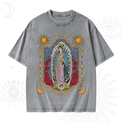 Purplehecate Our Lady of Guadalupe Washed T-Shirt