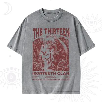Purplehecate Thirteen Winged Sisters Washed T-Shirt