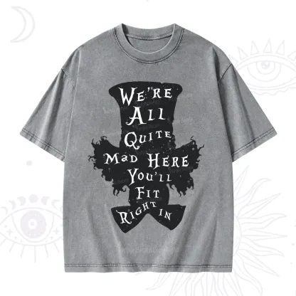 Purplehecate Mad Tea Party Club Washed T-Shirt