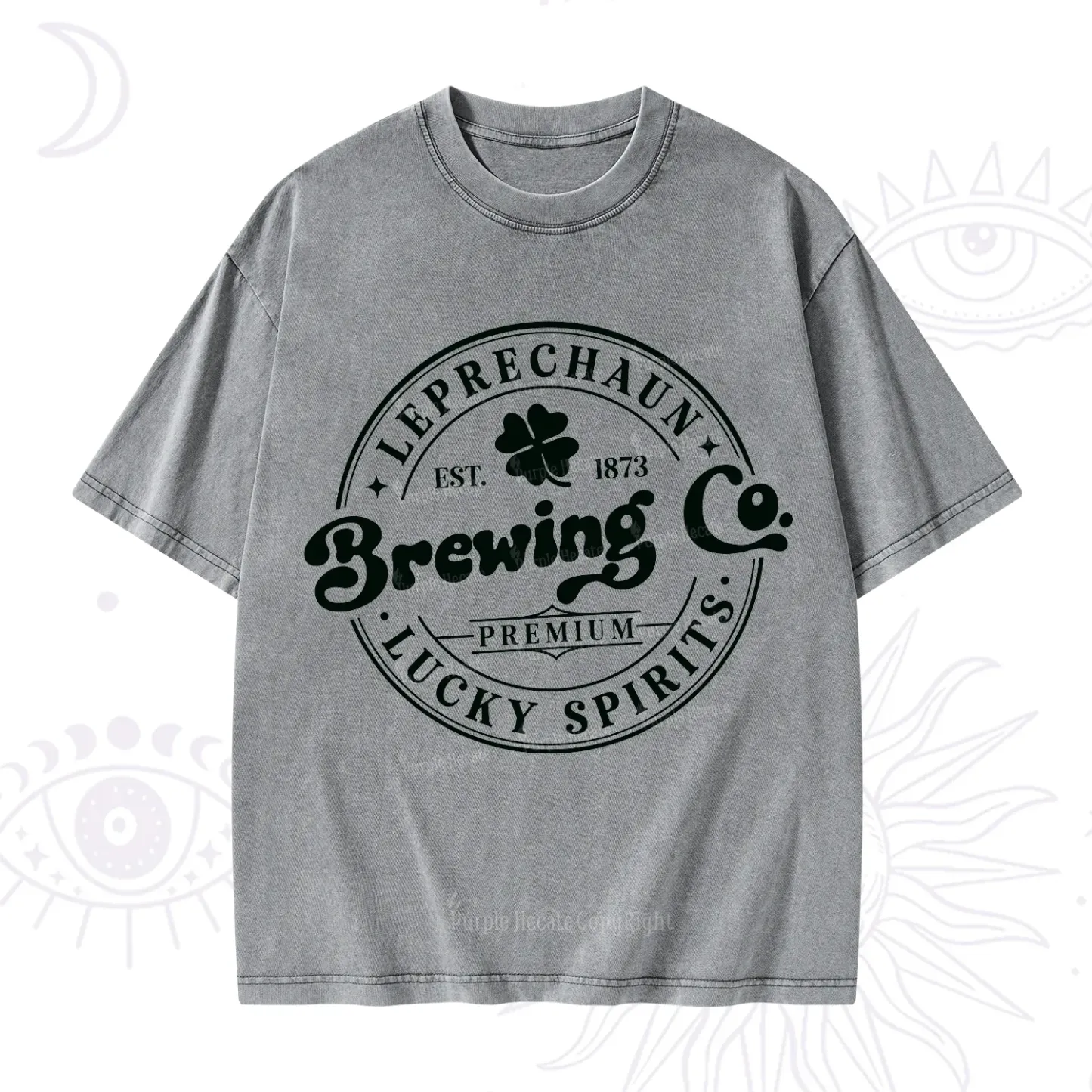 Purplehecate Leprechaun Brewing Co Washed T-Shirt