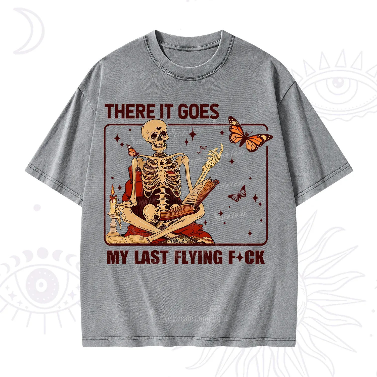 Purplehecate There It Goes My Last Flying F*ck Washed T-Shirt
