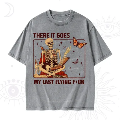 Purplehecate There It Goes My Last Flying F*ck Washed T-Shirt
