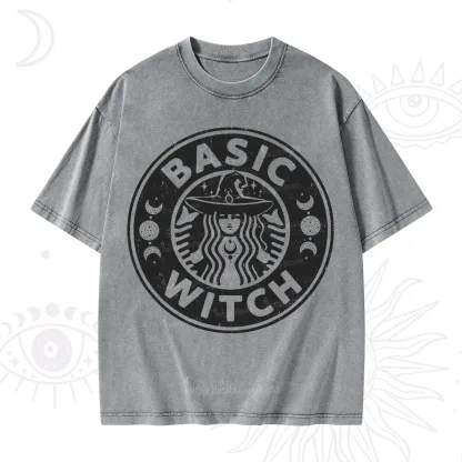 Purplehecate Basic Witch Washed T-Shirt