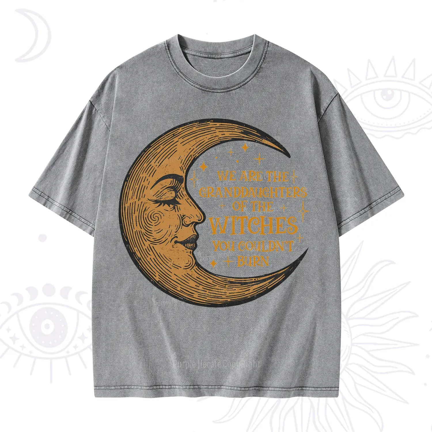 Purplehecate We Are the Granddaughters of the Witches You Could Not Burn Washed T-Shirt
