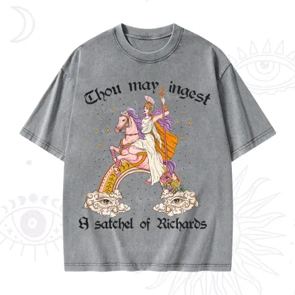 Purplehecate Thou may ingest a satchel of Richards Washed T-Shirt