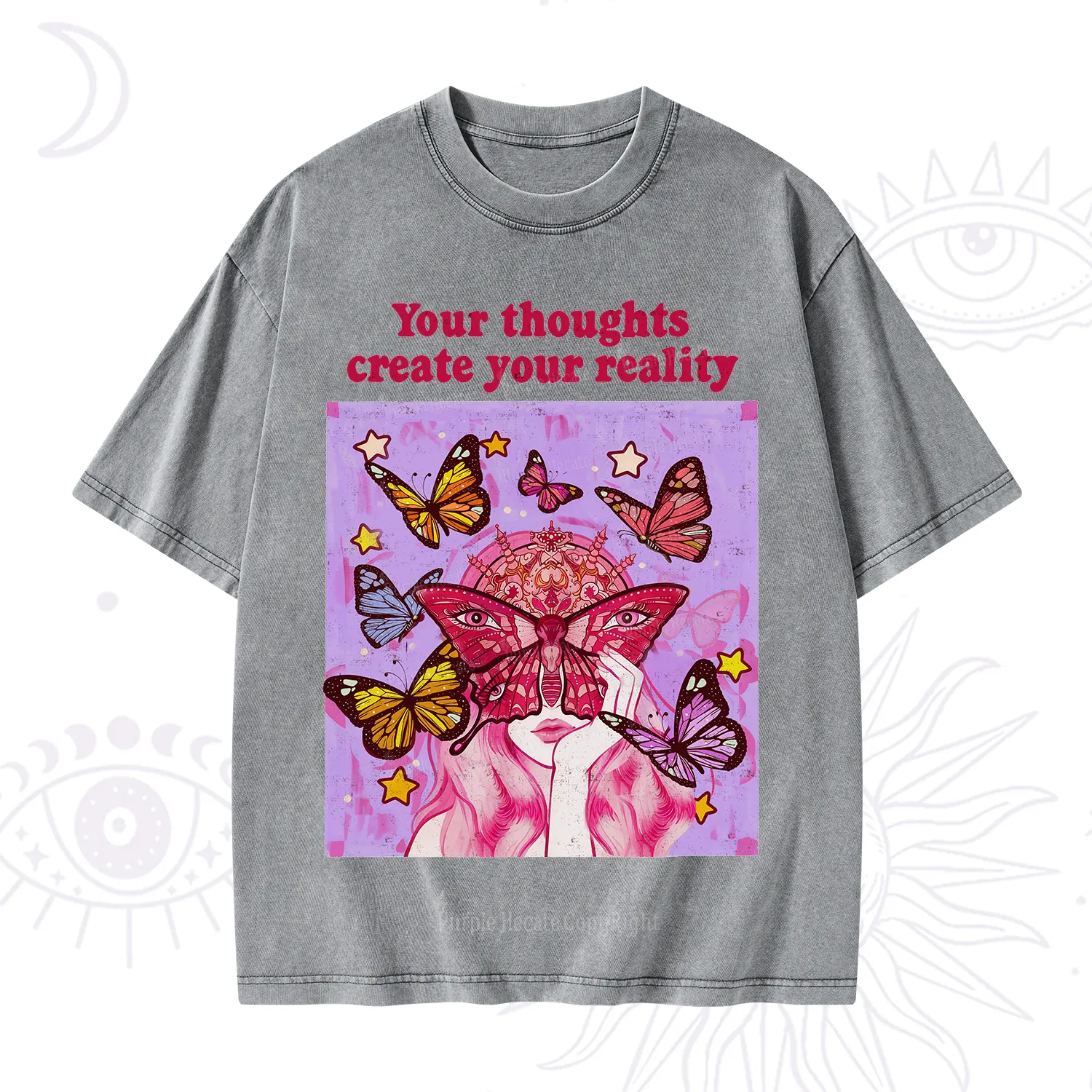 Purplehecate Create Your Reality Washed T-Shirt