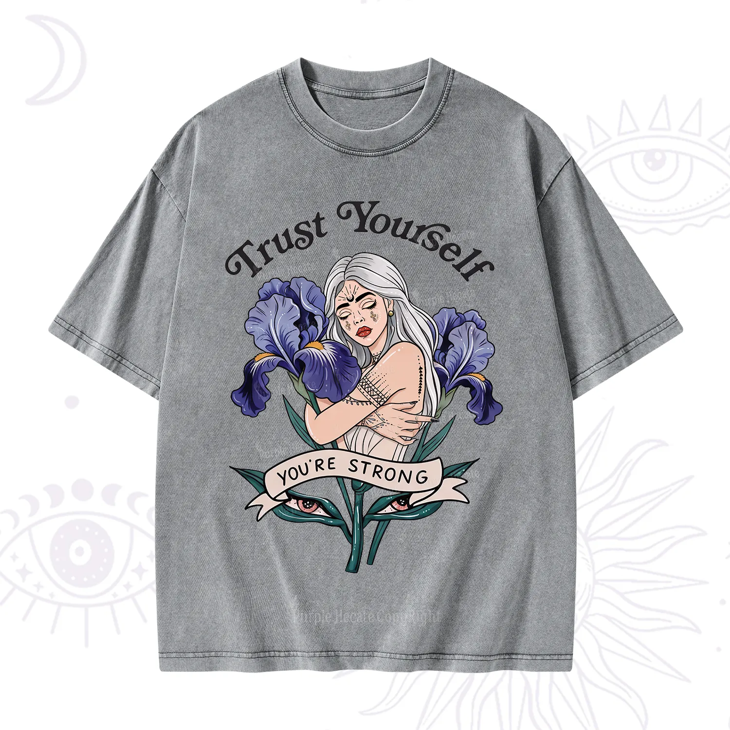 Purplehecate Trust Yourself Washed T-Shirt