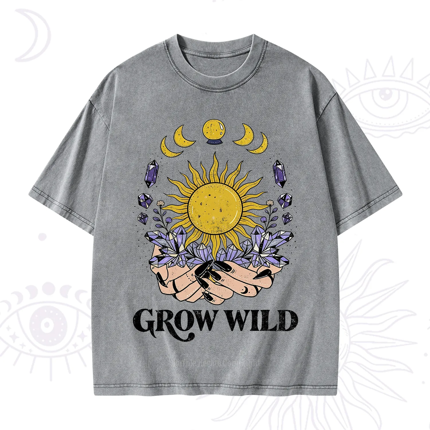 Purplehecate Grow Wild Washed T-Shirt