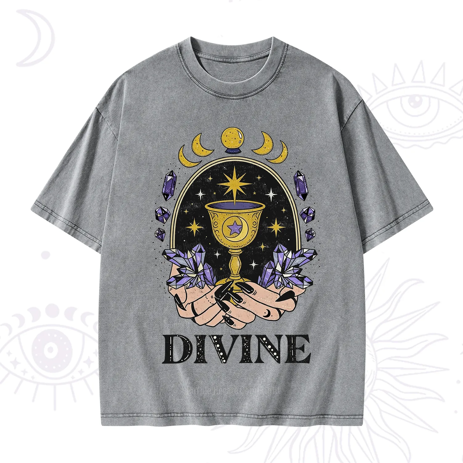 Purplehecate Divine Energy Washed T-Shirt