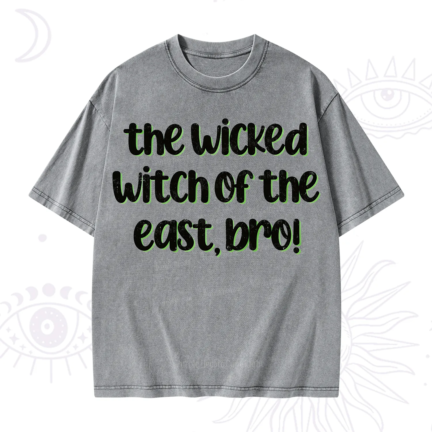 Purplehecate The Wicked Witch of the East Bro Washed T-Shirt