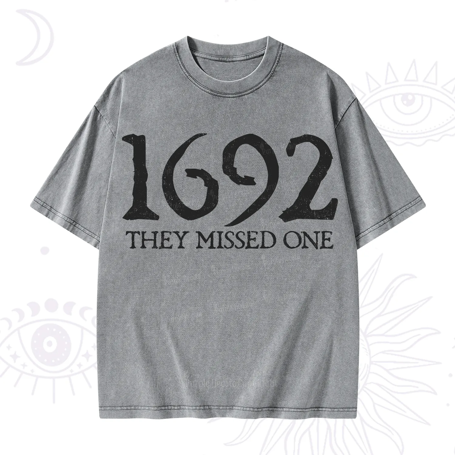 Purplehecate 1692 They Missed One Washed T-Shirt