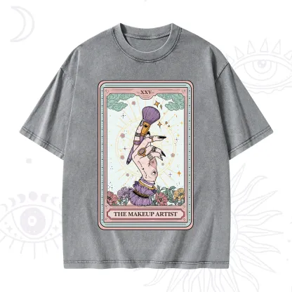 Purplehecate The Makeup Artist Tarot Washed T-Shirt