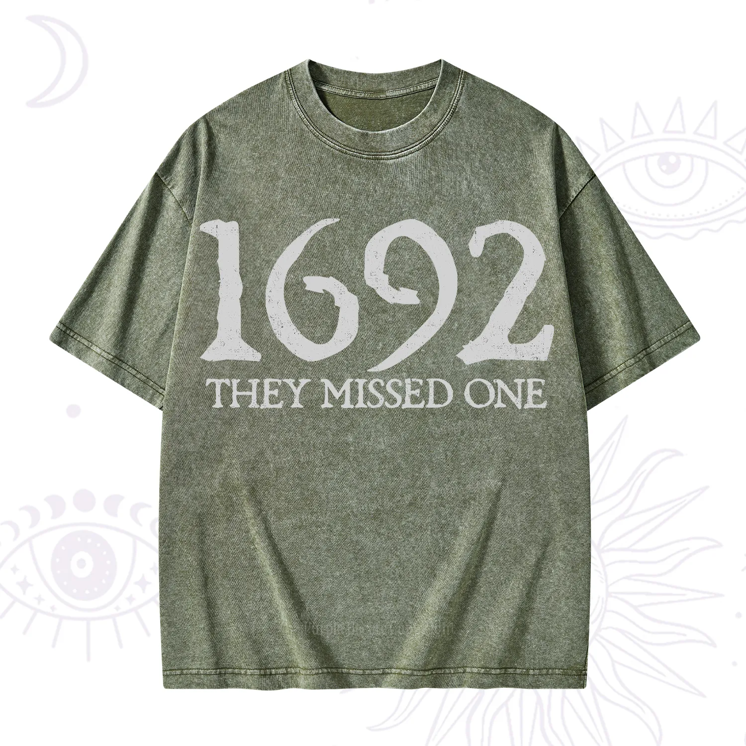 Purplehecate 1692 They Missed One Washed T-Shirt