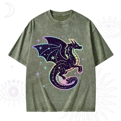 Purplehecate Celestial Dragon Washed T-Shirt